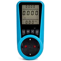 Hylotele Pantalla LCD Uso de Electricidad Medidor de energía Socket Energía Vatio Voltios Amperios Vataje KWH Analizador…